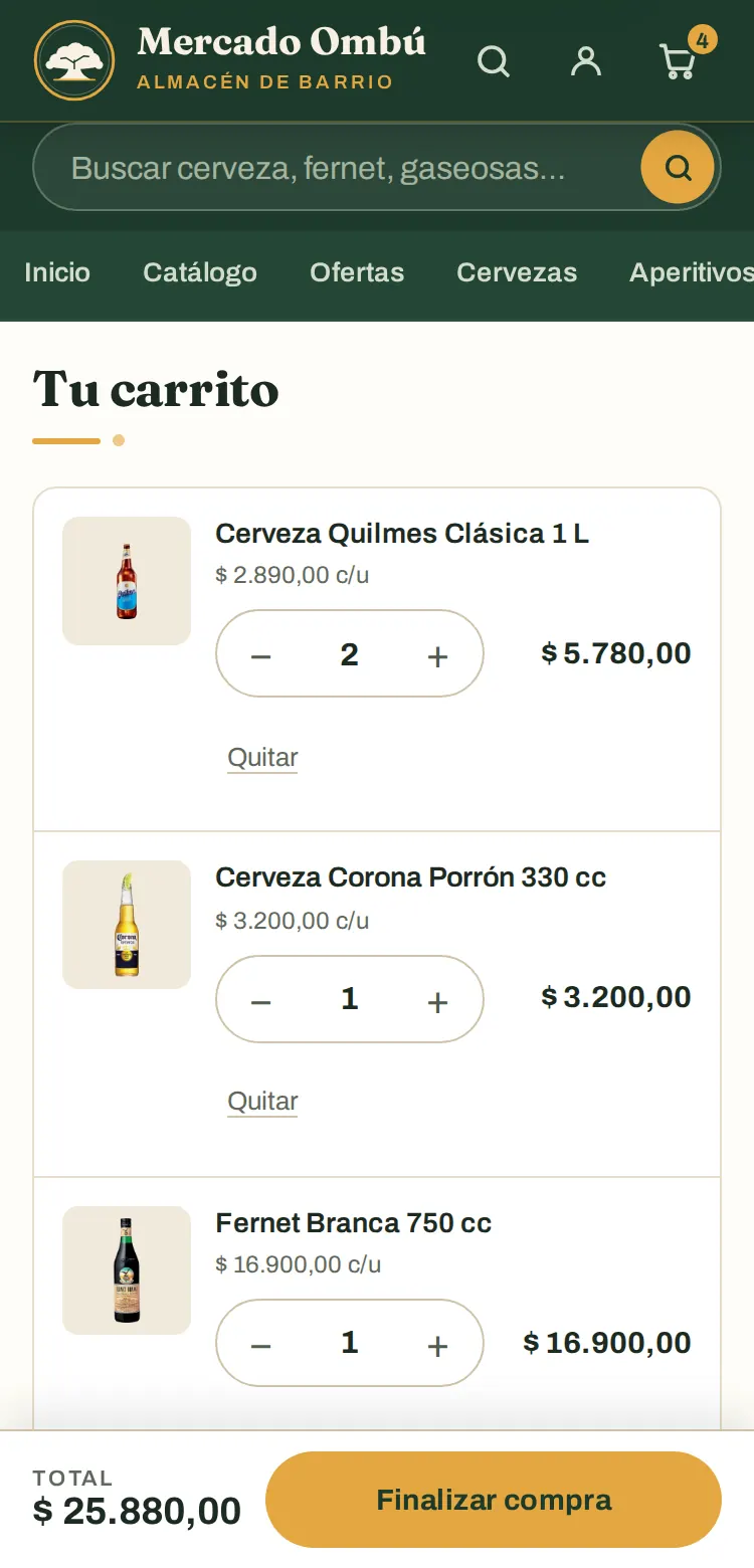 Carrito al toque